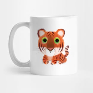 Baby Tiger White Mug